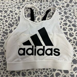 Adidas mesh high neck sports bra